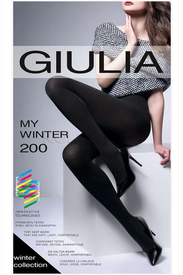 Колготки жіночі з бавовною GIULIA My Winter 200